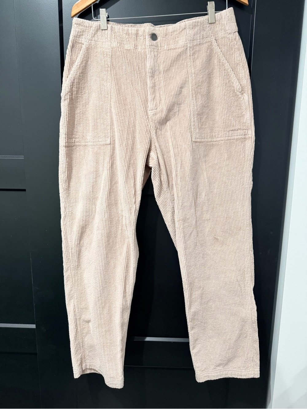 Pact Light Beige Corduroy Pants